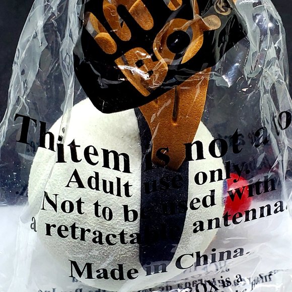 2004 Jack in the Box - Jack Red Nose Reindeer Car Antenna Ball Topper - NIP - Picture 4 of 6